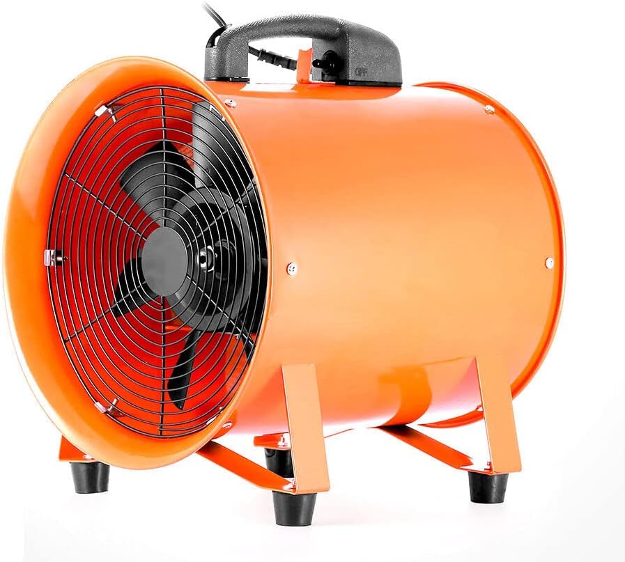 Soprador de folhas, HPDTZ, 520W, 2800 U/min, 71dB, 8,6kg, 220V, Laranja / Preto, para utilização no exterior