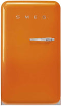 Frigorífico combinado, Smeg, FAB10LOR6, 0.97 m, 68,1 kg, Laranja, para uso diário