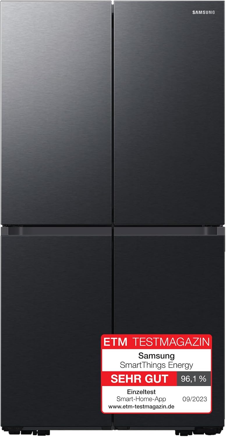 Samsung, Frigorífico combinado, French-Door-K, 178 cm, 649 l, 72 cm, 91 × 178 × 72 cm, Preto, para uso diário