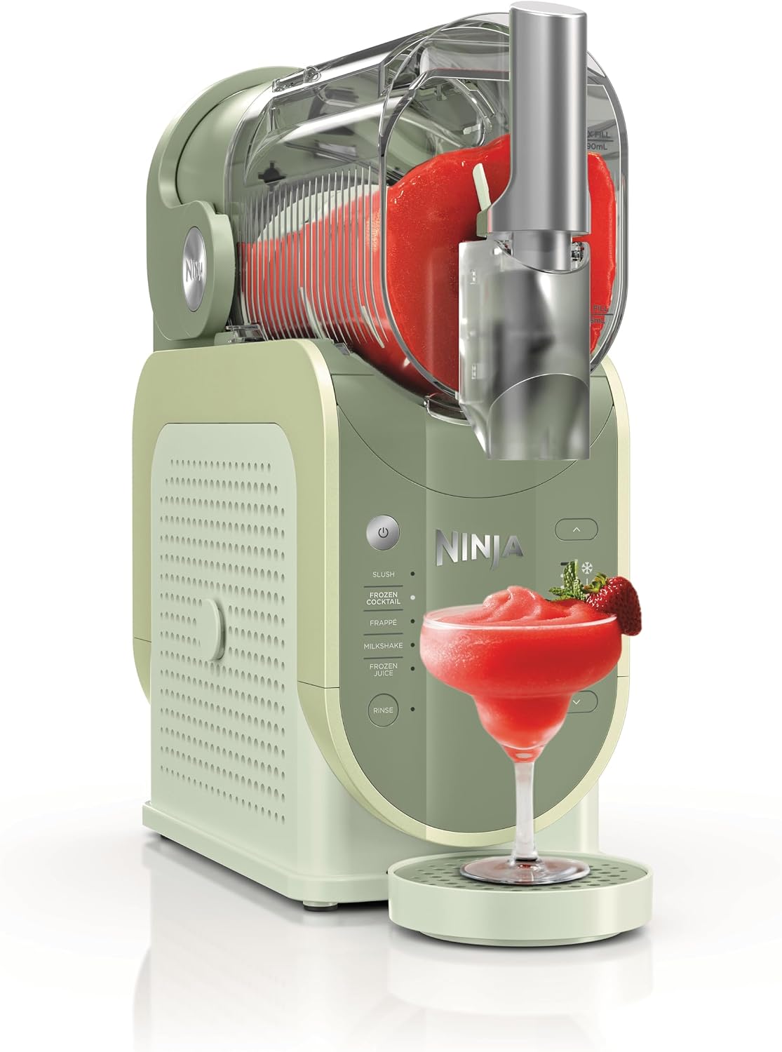 Máquina de gelo triturado, Ninja, SLUSHi, 1,9 L, 41,35 cm, 42,98 cm, 16,56 cm, 11 kg, Verde, para uso diário