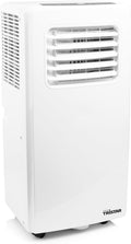 Ar condicionado portátil, Tristar, Mobiles, 1,2 l, 0,5 l, classe energética A, com comando à distância, com temporizador, com rodas, Branco