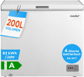 Arca congeladora, Comfee, RCC201WH6, 85cm, 200L, 41dB, regulável, com iluminação LED, Branco, para uso diário