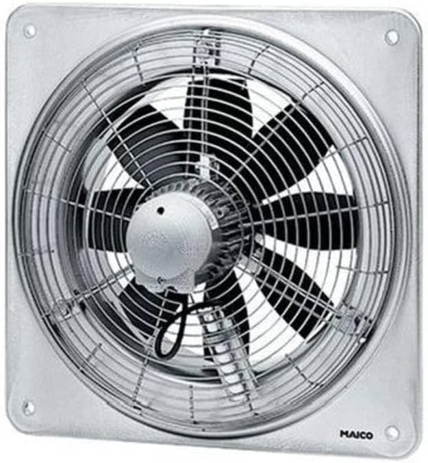 Ventoinha, Maico, Axial-Wand, 230 V, 40 W, Prateado / Preto, para uso diário