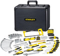 Conjunto de ferramentas, Stanley, 142-teiliges, dobrável, regulável, alumínio, plástico, Preto / Amarelo / Prateado, para trabalhos de manutenção