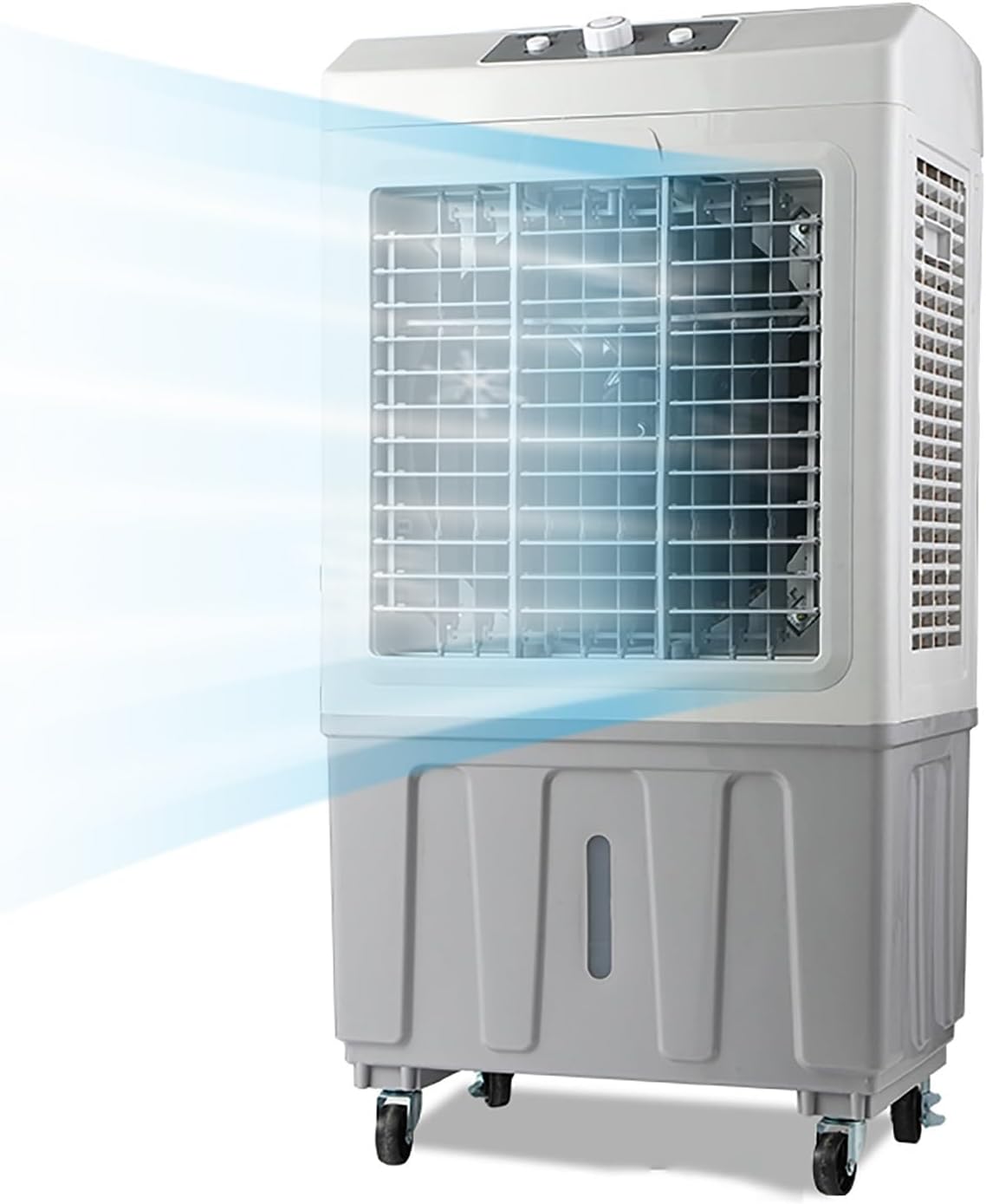 Climatizador evaporativo, Generisch, 70L, 3 L, Cinzento, para uso diário
