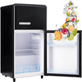 Minifrigorífico, MLYYYDSS, 72 L, 21 L, com iluminação LED, com prateleiras, Preto, para uso diário