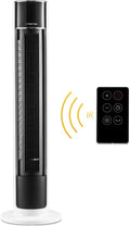 Ventoinha de torre, TROTEC, Design-Turmventilator, 6 níveis, 45 W, com comando à distância, com temporizador, Preto / Branco, para uso diário