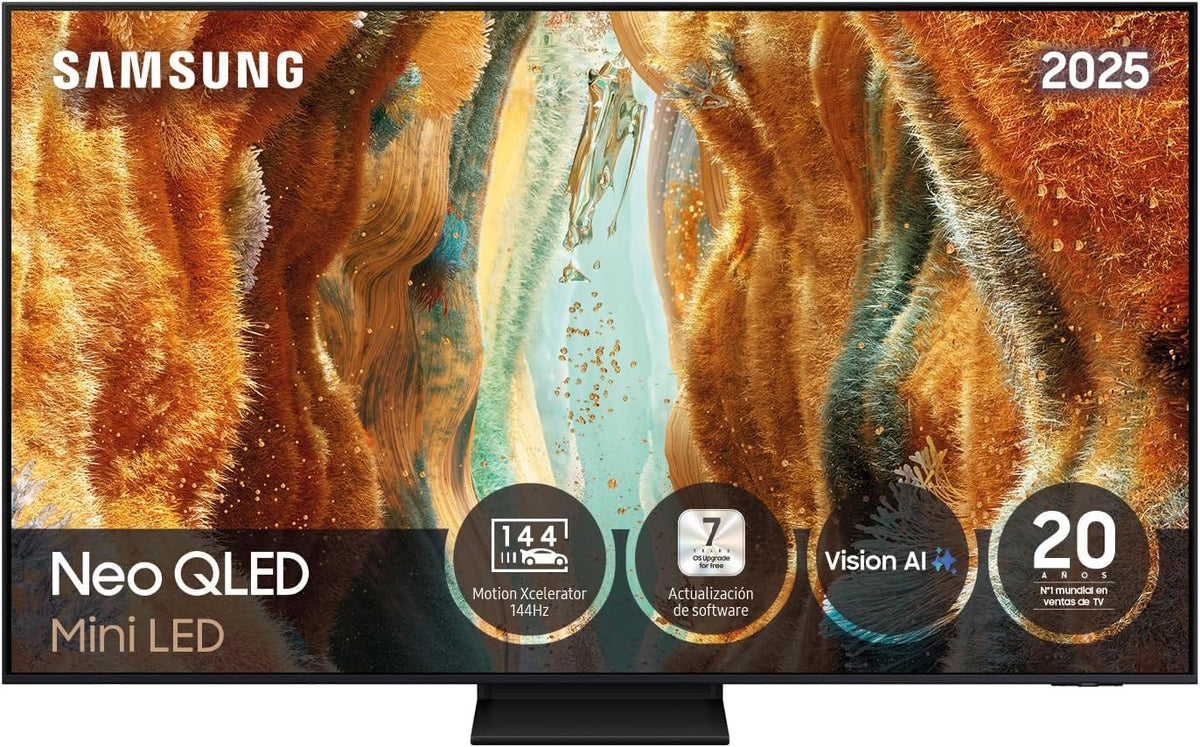 Samsung, Televisor, QN74F, 7 A, 11 A, com iluminação LED, com controlo por aplicação, Multicolor, para a sala