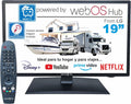 Televisor, Unispectra, 48.3 cm, 240 v, 12 v, com iluminação LED, com controlo por aplicação, Multicolor, para a sala