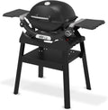 Grelhador a gás, Weber, 1200N, 2,93 kW, dobrável, aço inoxidável, aço, Preto, para utilização no exterior