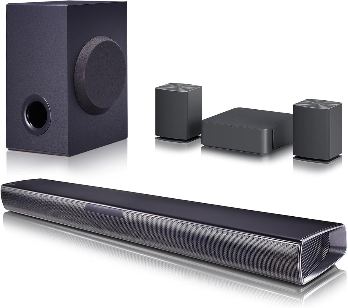 LG, Coluna de som, SQC4R, 220 W, 8,1 kg, com comando à distância, Preto, para uso diário