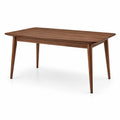 Mesa de comedor de madera de nogal 150x80x75 cm