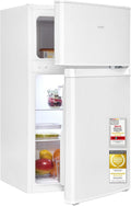 Frigorífico combinado, Exquisit, 85 l, 40 dB, 61 l, 24 l, 2,4 kg, altura regulável, regulável, com iluminação LED, Branco, para uso diário