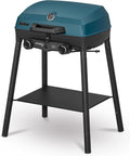 Grelhador a gás, Enders, Camping, 2,2 kW, 67 cm, aço inoxidável, aço, Azul / Preto, para utilização no exterior