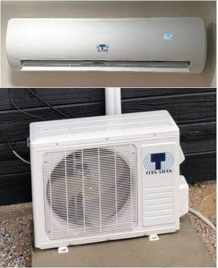 Ar condicionado split, Tian Shan, 9000BTU, 0A, com comando à distância, Branco, para uso diário