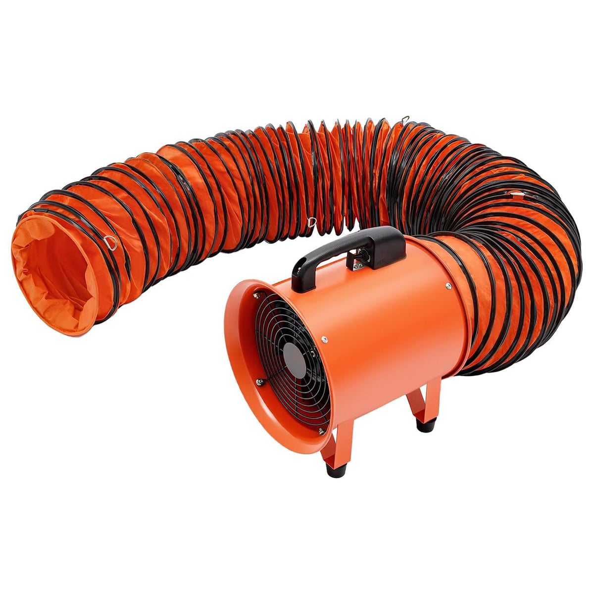 Soprador de folhas, LENDISIY, 320W, aço, plástico, Laranja / Preto, para utilização no exterior