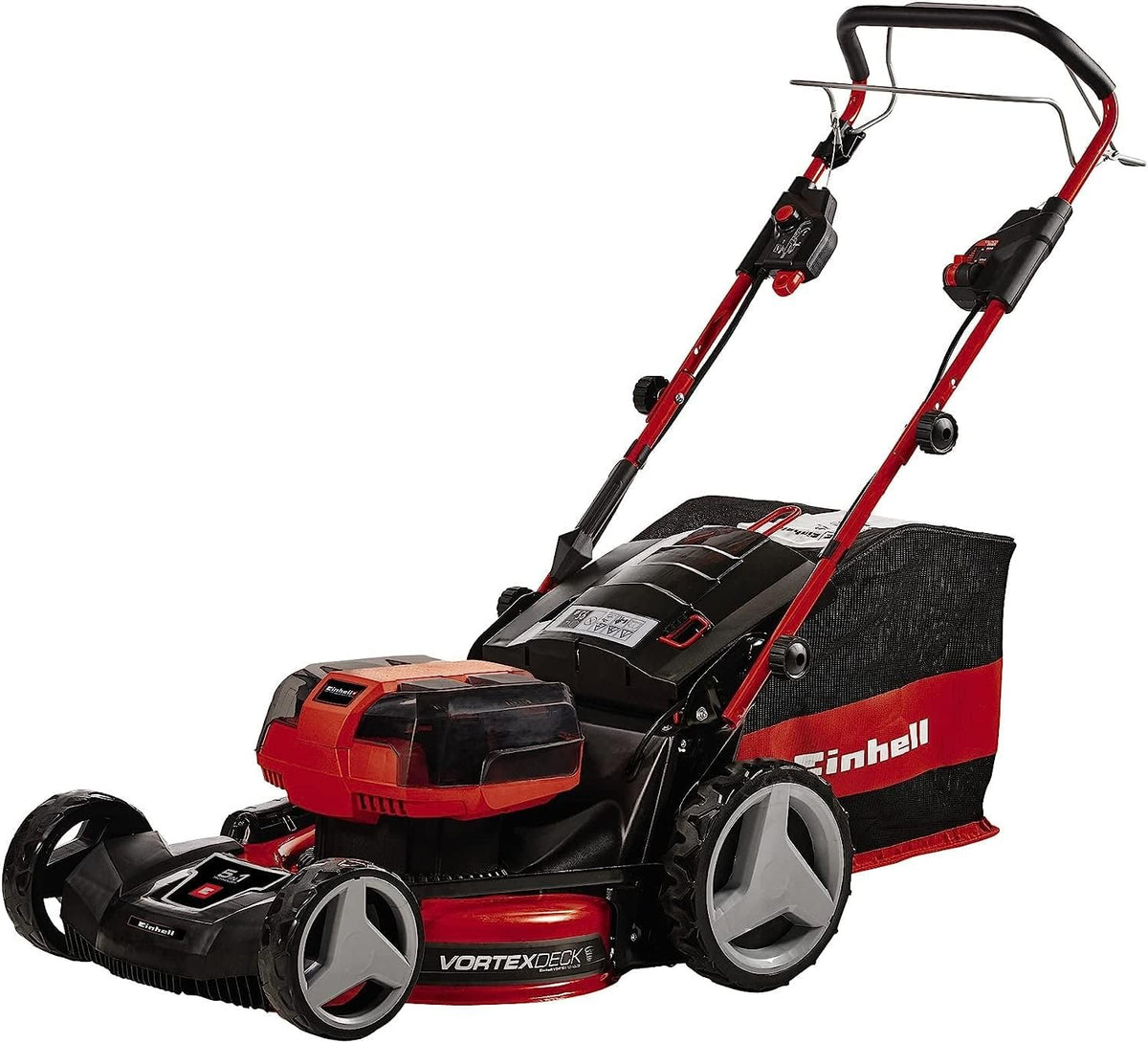 Einhell, Corta-relva, Professional, 36 V, 47 cm, 4,0 Ah, altura regulável, regulável, com bateria, Preto / Vermelho, para utilização no exterior