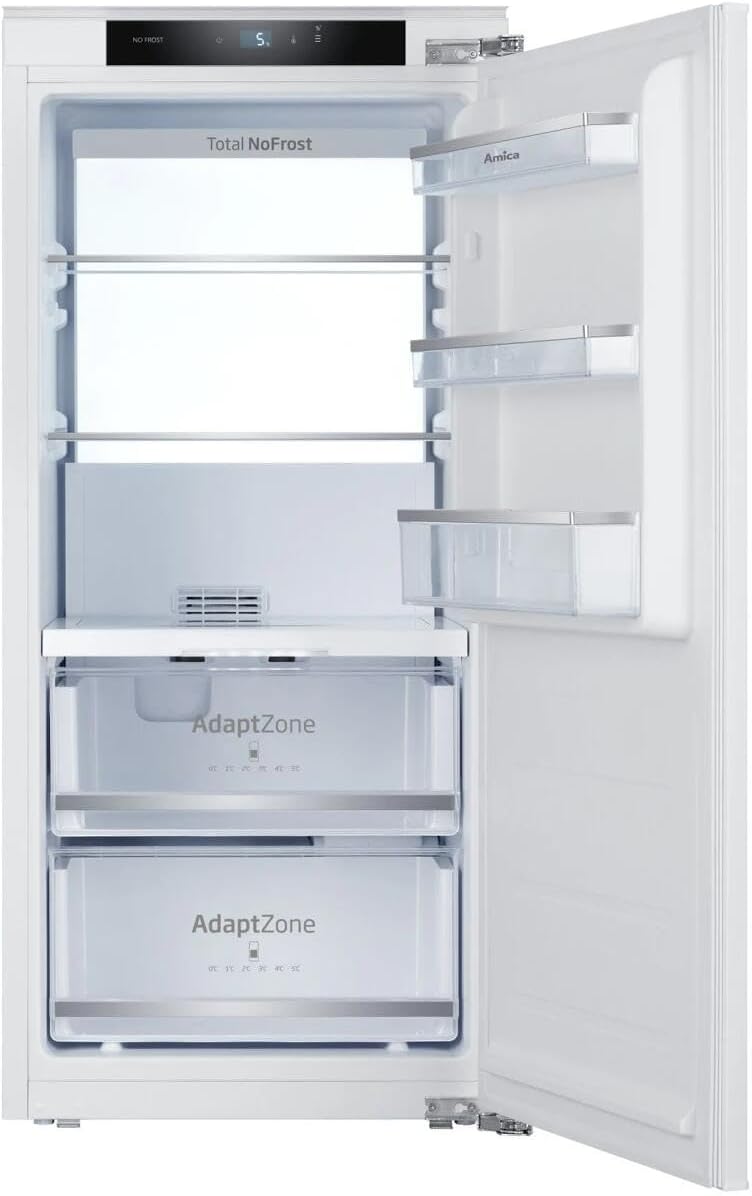 Frigorífico, Amica, Einbau, 55 cm, 122,1 × 55,6 × 55 cm, Branco, para uso diário