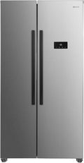 Frigorífico combinado, Bauknecht, SBS, 532 l, 39 dB, aço inoxidável, aço, Edelstahloptik, para uso diário