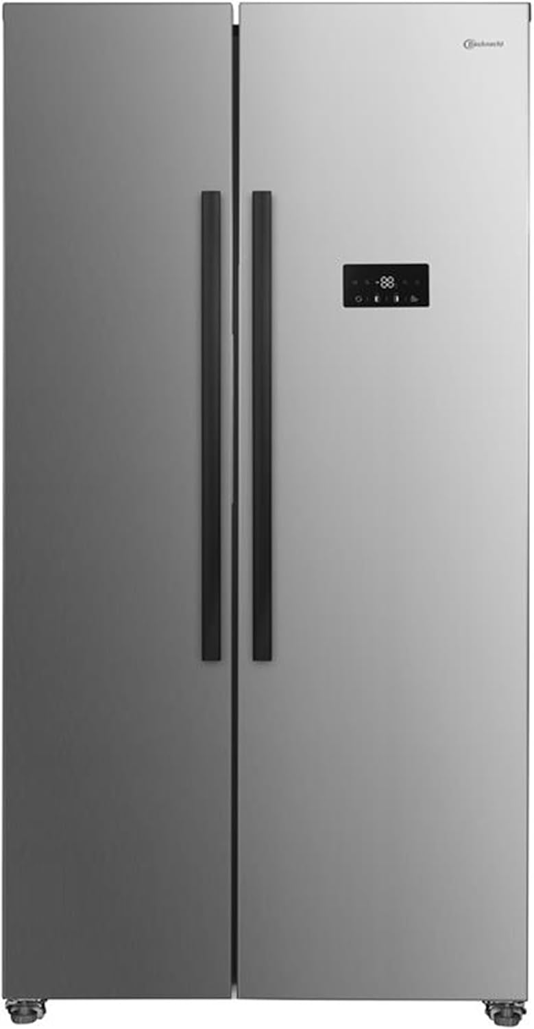 Frigorífico combinado, Bauknecht, SBS, 532 l, 39 dB, aço inoxidável, aço, Edelstahloptik, para uso diário