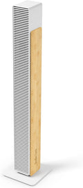 Ventoinha de torre, Stadler Form, leiser, 10 níveis, regulável, com comando à distância, com temporizador, Branco / Bambus, para uso diário