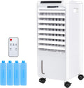 Climatizador evaporativo, CAYNEL, Tragbare, com temporizador, Branco / Azul, para uso diário