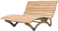Espreguiçadeira, SCALANT, 150 cm, 99 cm, 190cm, 90kg, 156 × 150 × 99 cm, aço inoxidável, aço, Holz, para uso diário