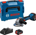 Lixadora, Bosch Professional, 18V, 4.0Ah, com bateria, com carregador, Azul / Preto / Prateado, para trabalhos de manutenção