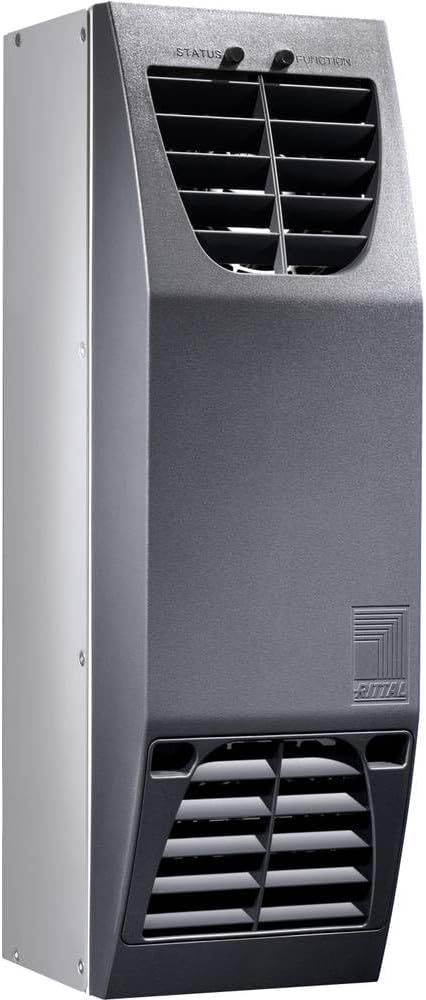 Equipamento elétrico, Rittal, Thermoelektrisch.K, 100W, 230V, 240 V, 125 × 400 × 155 mm, Cinzento, para uso diário