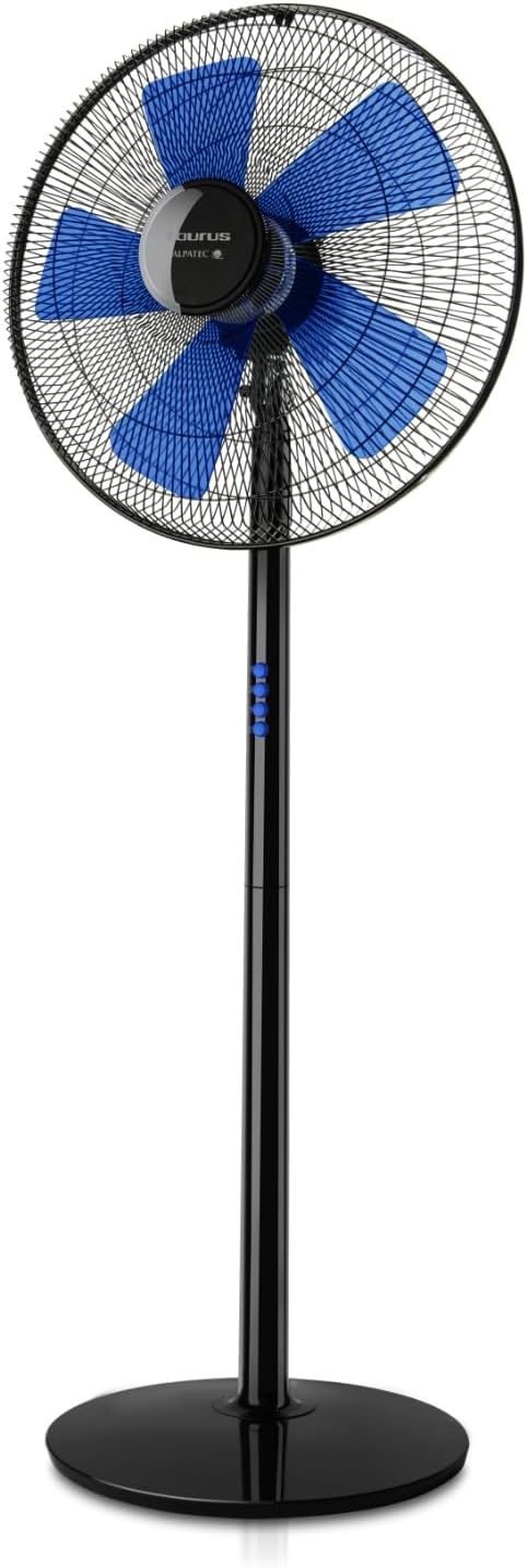 Ventoinha de torre, Taurus, Boreal, 132 cm, 40 cm, 40 W, 30 cm, Preto / Azul, para uso diário