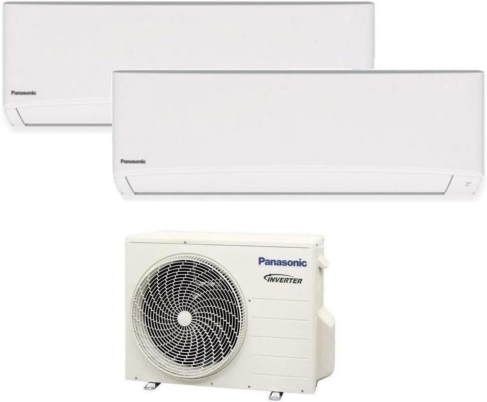 Ar condicionado split, Panasonic, 9000, 20 dB, classe energética A++, com comando à distância, com controlo por aplicação, Branco, para uso diário