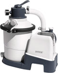 Bomba, Intex, 26642, 3500 l/h, 2000 l/h, 240 V, 450 cm, 457 cm, com temporizador, plástico, Branco / DunkelCinzento, para uso diário