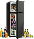 Minifrigorífico, Merax, 92L, 28L, 64L, 102 cm, 45 dB, altura regulável, regulável, com iluminação LED, Preto, para uso diário