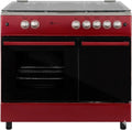 Fogão independente, SOLTHERMIC, F9LT50G2RED, 64 L, 33,1 kg, com temporizador, vidro, Vermelho, para a cozinha