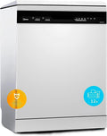 Máquina de lavar loiça, Midea, 60 cm, 4 Programas, Branco, para uso diário
