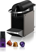Máquina de café, Nespresso, KRUPS, alumínio, Preto / Prateado, para a cozinha