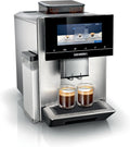 Siemens, Máquina de café automática, Kaffeevollautomat, aço inoxidável, aço, Prateado / Preto, para a cozinha