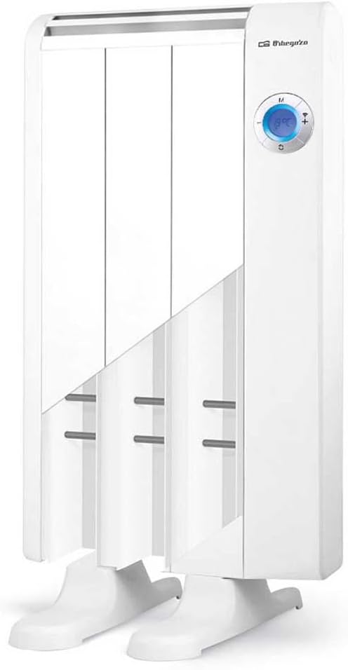Aquecedor, Orbegozo, RRW, 500W, com controlo por aplicação, alumínio, Branco, para uso diário