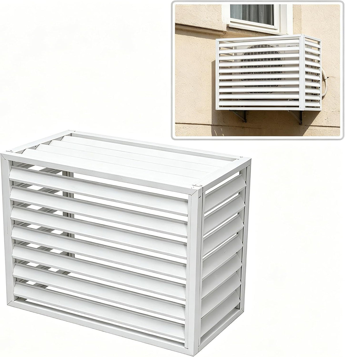 Ar condicionado split, unmjgybc, 5PS, 70cm, 100 × 50 × 70cm, 1,5 PS, alumínio, Branco, para uso diário