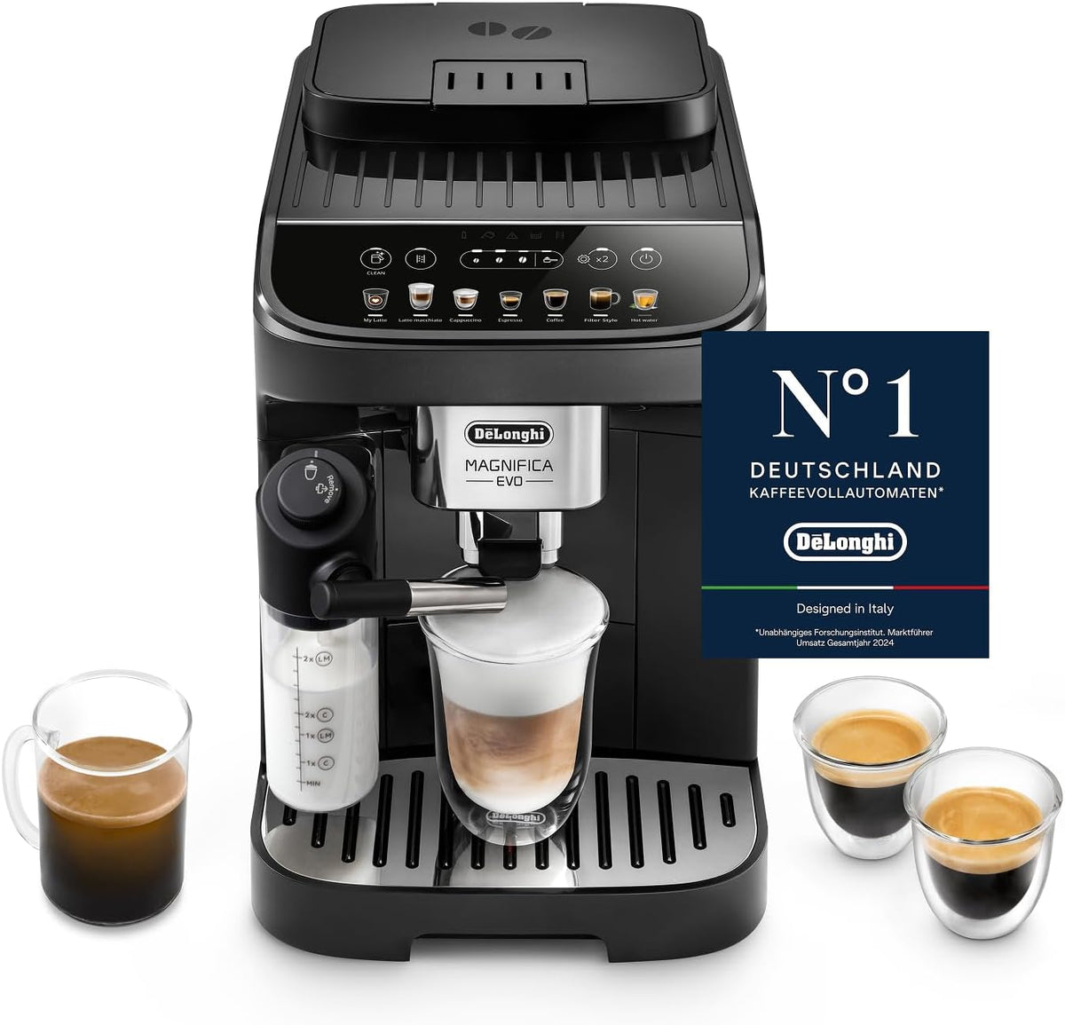 Máquina de café automática, De'Longhi, ECAM292.81.B, 250 g, com iluminação LED, Preto, para a cozinha