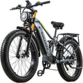 Bicicleta, BURCHDA, 48V, 20Ah, 250W, 25 km/h, com iluminação LED, com rodas, alumínio, Preto / Cinzento / Dourado, para uso diário