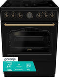 Fogão, Gorenje, Classico, 60cm, Preto, para uso diário