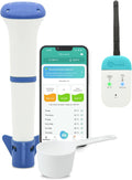 Medidor de qualidade da água, iopool, com controlo por aplicação, Azul / Branco, para uso diário