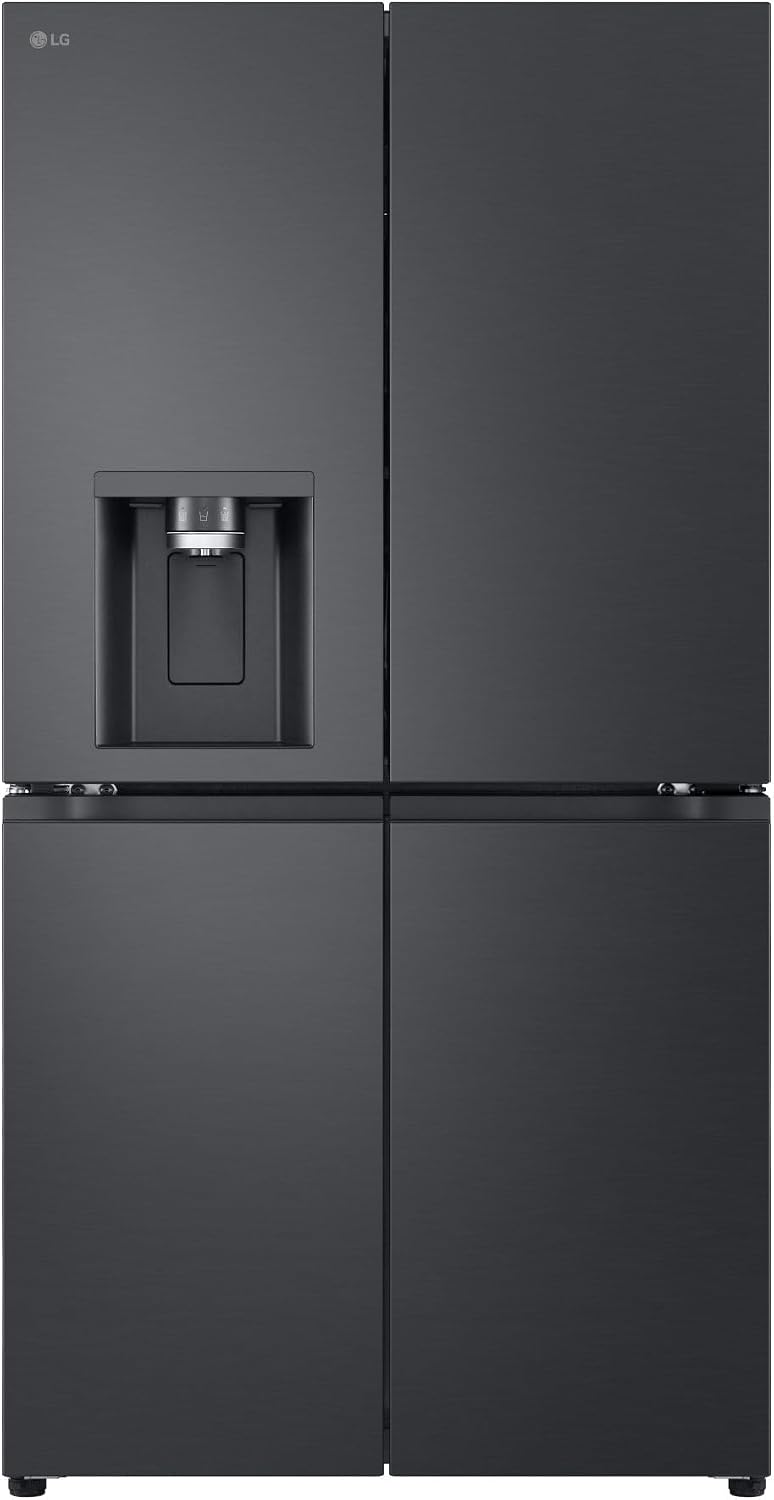 LG, Frigorífico combinado, GML960EVBE, 641 L, 72,9 cm, 179,2 × 91,4 × 72,9 cm, classe energética E, Preto, para uso diário