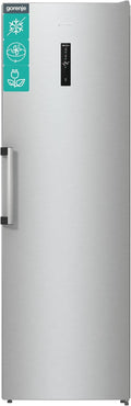 Congelador vertical, Gorenje, FN619DAXL6, 38 dB, 35 dB, 66,3 cm, 59,2 cm, 59,5 × 185 × 66,3 cm, com iluminação LED, Prateado, para uso diário