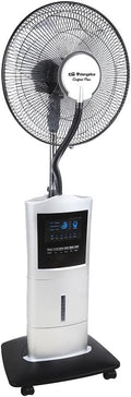 Humidificador, Orbegozo, SFA, 40 cm, 1,5 l, 100 W, 3 L, 1,30 cm, com temporizador, com rodas, Prateado / Preto, para uso diário