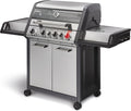 Grelhador a gás, Enders, Gasgrill, 4,2 kW, aço inoxidável, aço, Prateado / Preto, para utilização no exterior