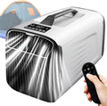 Ar condicionado portátil, Quixnova, A-12V, 12V, com comando à distância, com temporizador, Branco / Preto, para uso diário