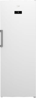 Beko, Congelador vertical, RFNE448E55W, 404 l, 36 dB, 38 dB, classe energética C, com iluminação LED, Branco, para uso diário