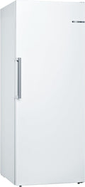 Bosch, Congelador vertical, GSN54AWCV, 70 cm, 327 L, 176 × 70 cm, 26 cm, com iluminação LED, Branco, para uso diário